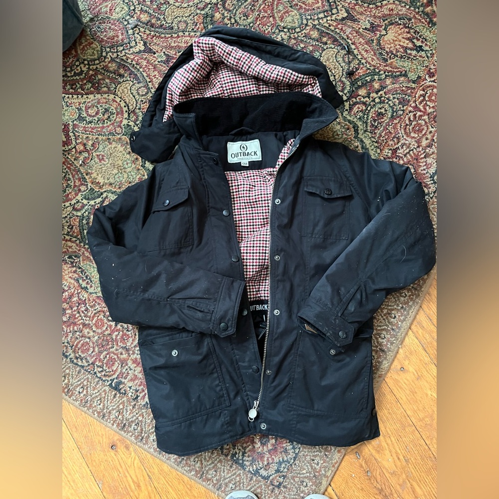 Outbackck winter coat w flannel liner. SzM